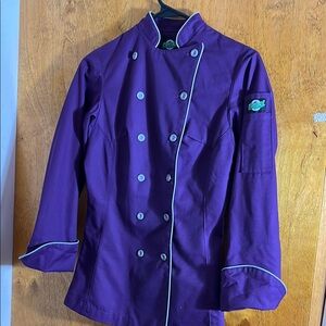 Elegant Purple Women's Chef Jacket
